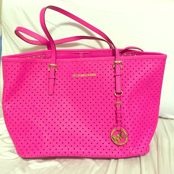 Michael Kors Hot Pink Tote