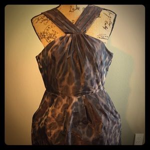 Banana Republic leopard print dress