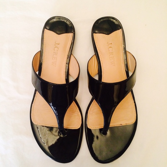 💕HOST PICK! •• J. Crew Patent Leather Sandals