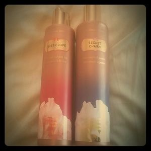 Set of 2 Vs fantasy bronze body glow lotion NWOT