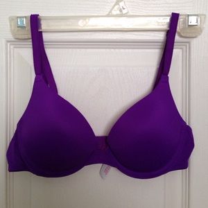 VS Pink Purple Push-Up Bra