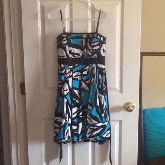 Strapless City Triangles Dress