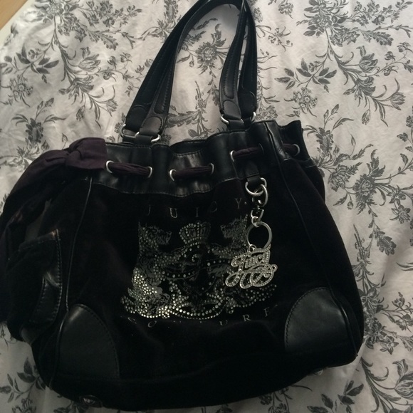 Large Juicy Couture Velour Shoulder Bag