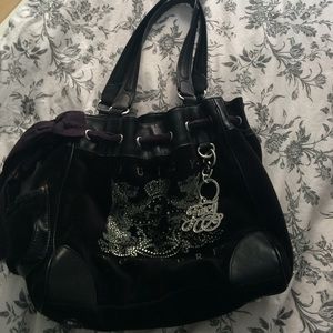 Large Juicy Couture Velour Shoulder Bag