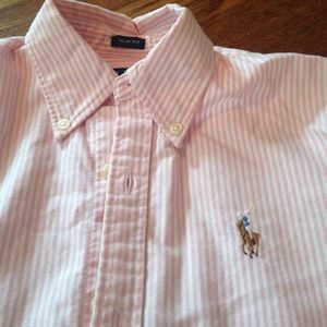 Long sleeve slim fit polo