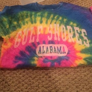 Gulf shores tie dye shirt