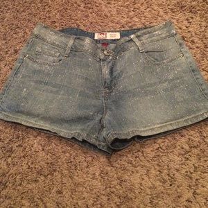 Brand New LEI low rise Sparkly shorts