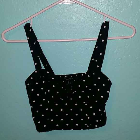 Polka dotted bralet