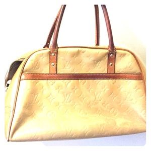 Louis Vuitton gold handbag