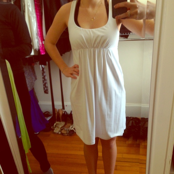 Stretchy White Sundress