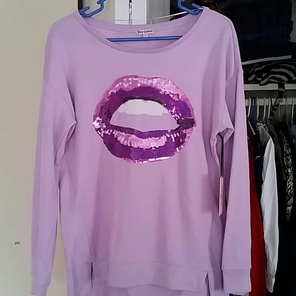 PURPLE JUICY COUTURE SWEATER