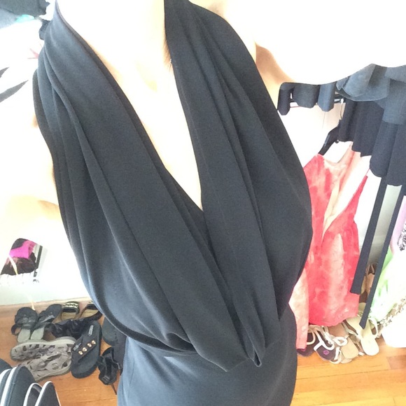 Sexy Open Back Halter Dress