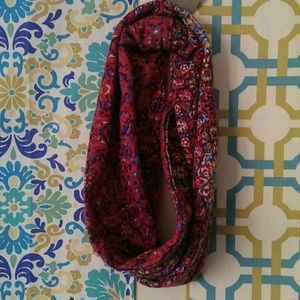 Anthropologie patterned infinity scarf