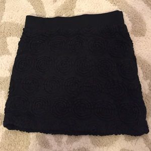 Rosette Mini Skirt