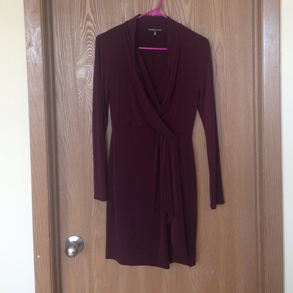 Victoria's Secret faux-wrap dress, size S.