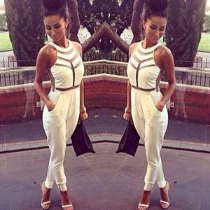 🌸white jumpsuit🌸