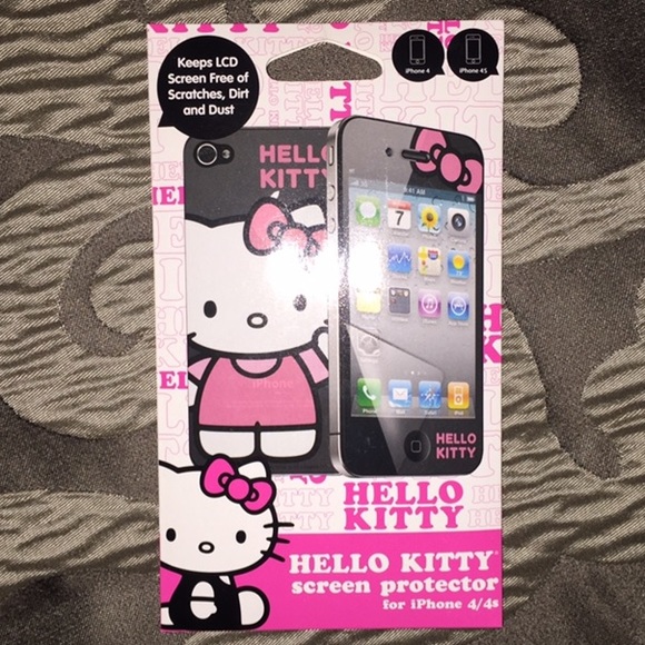 iPhone 4s and 4 Hello Kitty screen protector