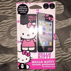 iPhone 4s and 4 Hello Kitty screen protector