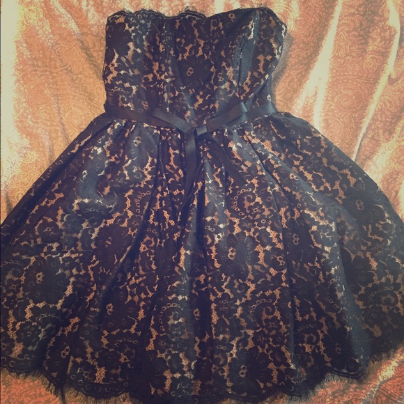 Robert  Rodriguez black lace dress