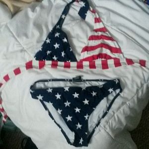 American flag bikini