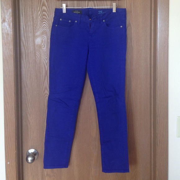 JCrew toothpick ankle jeans