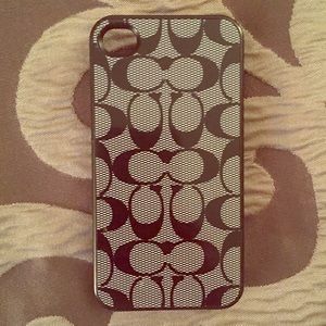 Coach iPhone 4s and 4 case in black