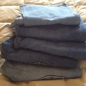 Bundle of Levi's blue jeans