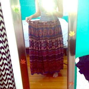 long maxi skirt