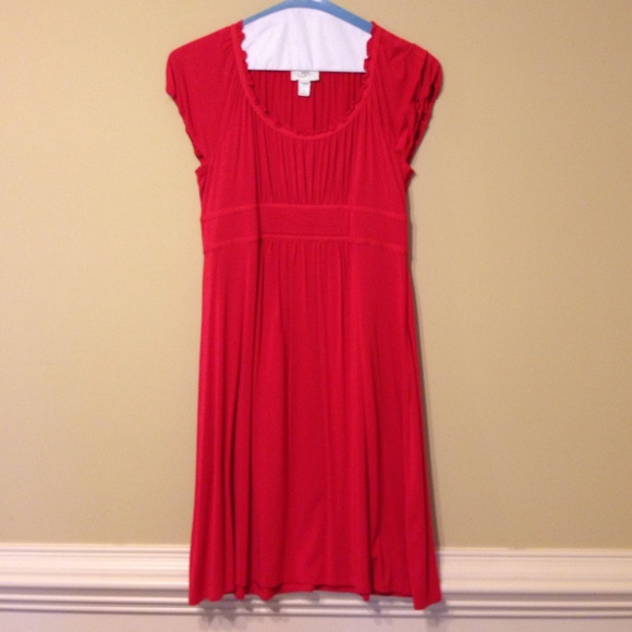 Red Anne Taylor Loft Dress Size 8