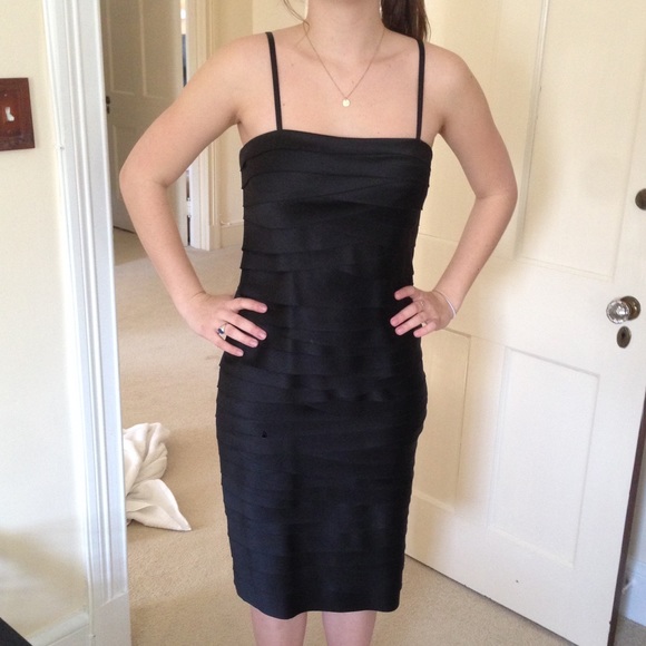 WHBM Black cocktail Dress