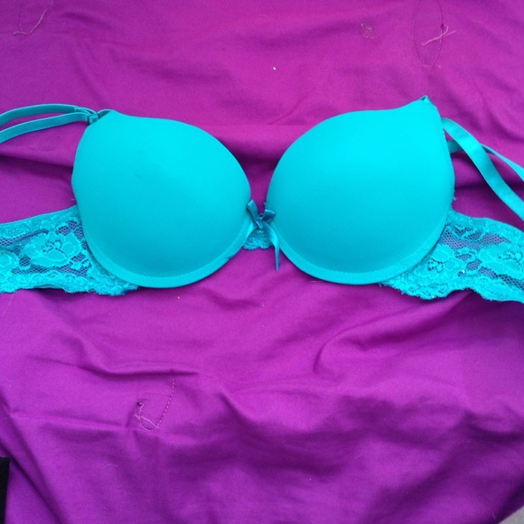 Teal Push Up Bra