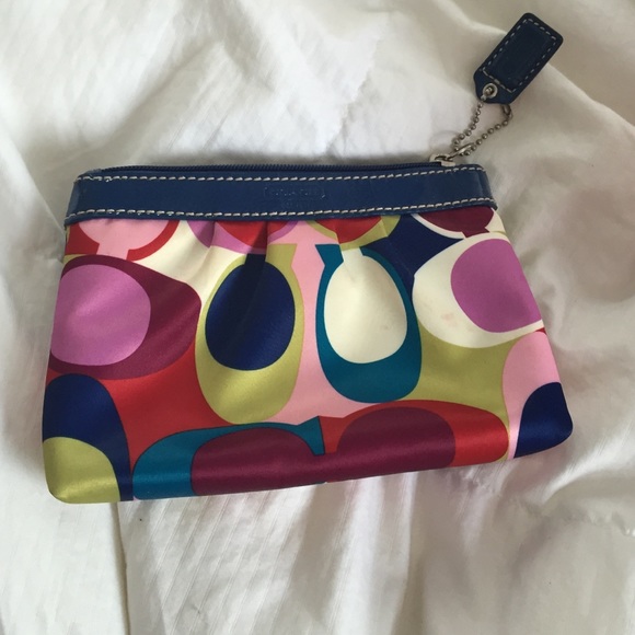 Coach colorful clutch
