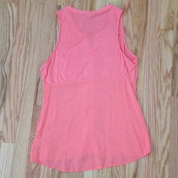 button down pink sleeveless top - Picture 2 of 2