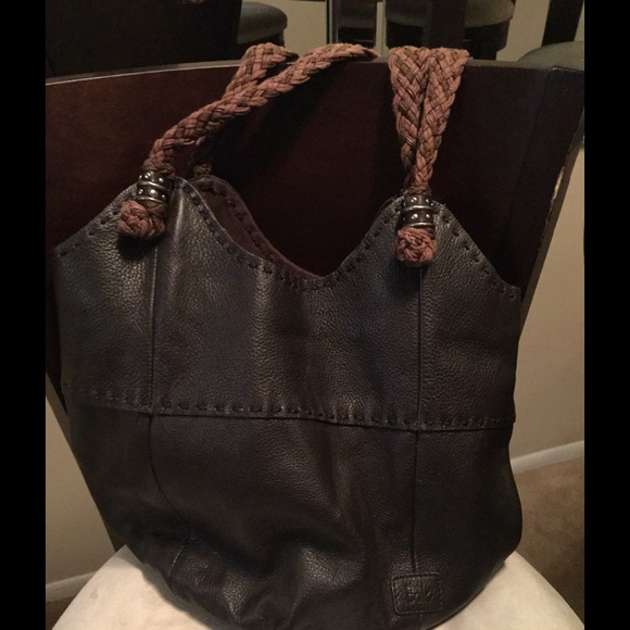 Brown The Sak bag.