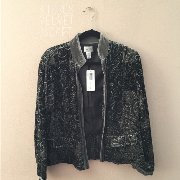 Chico's Velvet Jacket