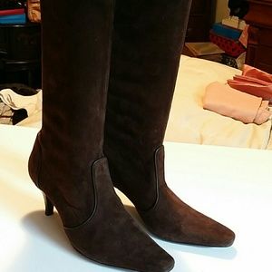 Cole Hann suede boots size 10