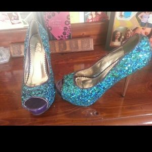 Deb Sequin Heels