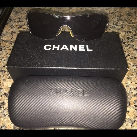 Authentic Chanel sunglasses rhinestones