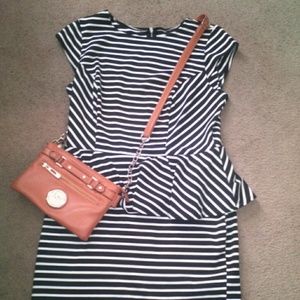 Knee length Peplum dress