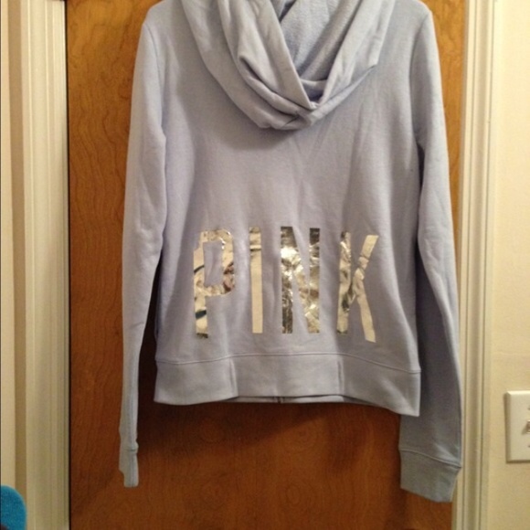 PINK sequin hoodie - Picture 2 of 3