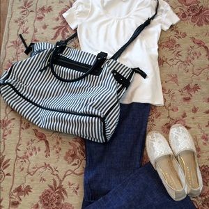 SOLD! New w/tags Jesire blue cotton/linen pants