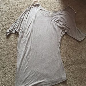 Off the shoulder t shirt