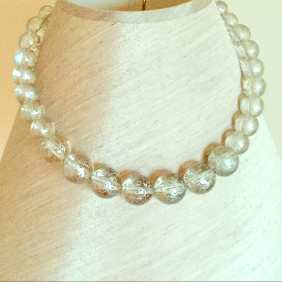 Silver Foiled Necklace