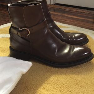 Ferragamo men's boots in brown. Size11