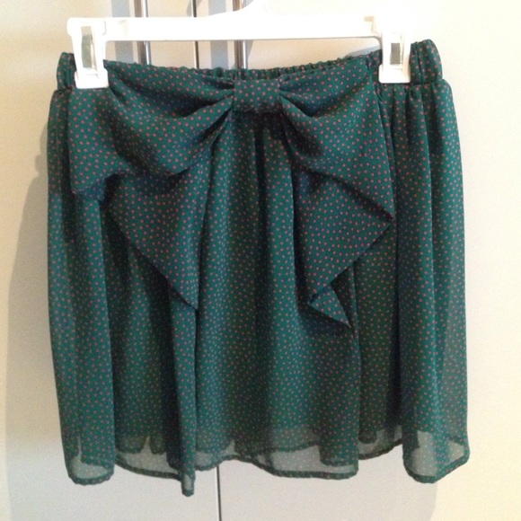 Polka dot skirt
