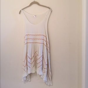 Free People Voile and Lace Trapeze Slip Dress