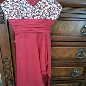 Floor length prom dress