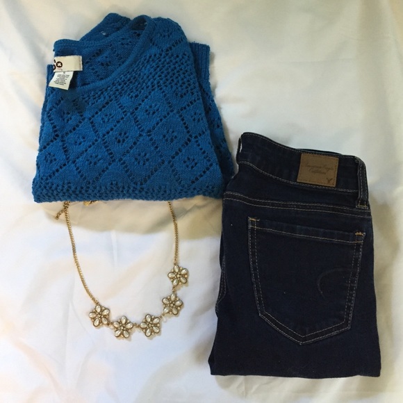 Blue sweater