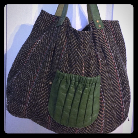 Vintage style Knit Bag