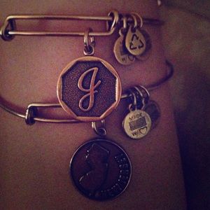 Alex and Ani Bracelets (J) and (NewJersey)